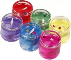 Romantic Jelly Candles 6pcs For Birthday