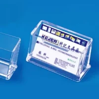 PVC Transparent Business card stand