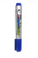 Lantu SF-4007 Permanent Marker with Bullet and Chisel Nibs and Long Shelf Life Blue 1 Pc