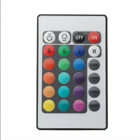 24 KEYS REMOTE CONTROL MUSIC ACTIVATED CONTROLLER FOR RGB LED STRIP LIGHT DC5-12V