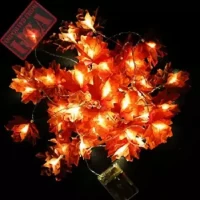 Battery Box LED Maple Leaf String Lights Night Lamp Garden Home Party Bar Decoration