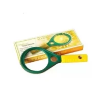50mm Magnifying Glass - Yellow and Green