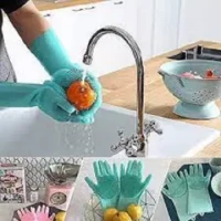 High Quality Silicone Dish Washing Kitchen Hand Gloves