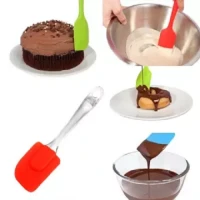 Silicone Spatula and Pastry Brush Special for Cake Mixer, Cooking, Baking, Glazing