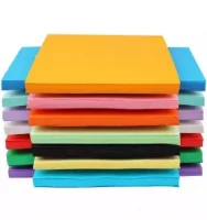 Color Paper A4 for Craft, Art & Photocopy - 20 Sheets. 10 Colour. 80GSM