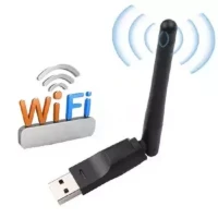 Hi Speed Alfa Net Wifi Fixed 3Dbi Antenna Wireless-N USB Adapter Model-W007 - Black