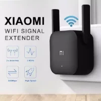 WiFi Amplifier Pro 300Mbps Router Network Expander Repeater Power Extender Roteador 2 Antenna - Black