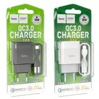 Hoco C72Q Glorious QC3.0 wall charger with Type c cable