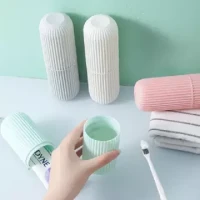 1PCS Portable Toothbrush & Toothpaste Holder Storage Box (Random)