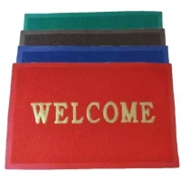 Welcome Door Mat PVC Bath mat Anti Slip For Home office (Color: Rendom)