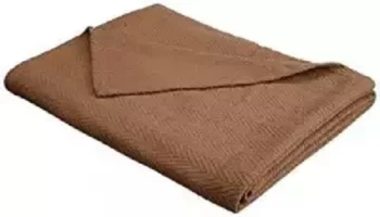 Microfiber Polyester Winter Blanket - Tan