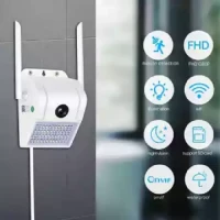 V380 Wall Lamp Waterproof Outdoor WIFI IP Camera, wall lamp security camera