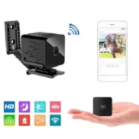 2MP Full HD Battery Backup Mini WI-FI Camera Portable Ip Camera with Night Vision V380 Camera for Security Surveillance Max 128Gv