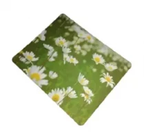 Flower Print Mouse Pad Rubber Base Waterproof