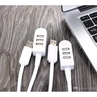 USB HUB External 3 port USB With LED Light, for iMac Computer Laptop Accessories 2.0 Speed 580Mbps